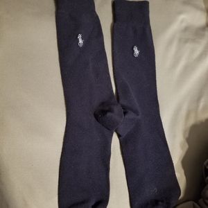 Dark Navy Men's Large Ralph Lauren Dress Sock